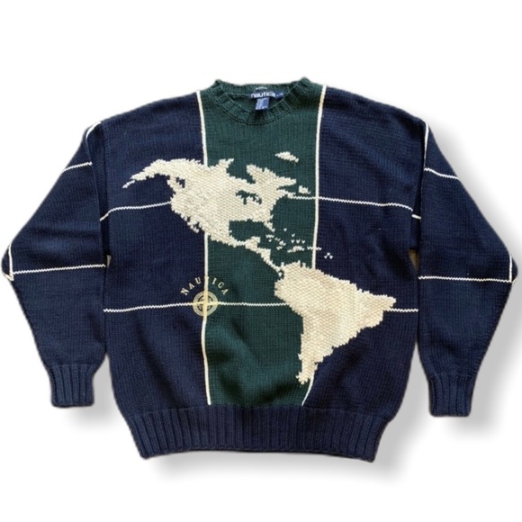 nautica sweater vintage
